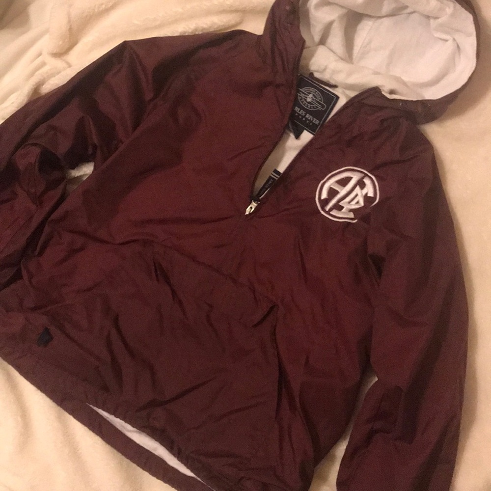 Long-sleeve Alpha Phi rain jacket
